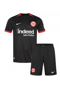 Eintracht Frankfurt Jalkapallovaatteet Lasten Vieraspeliasu 2024-25 Lyhythihainen (+ Lyhyet housut)